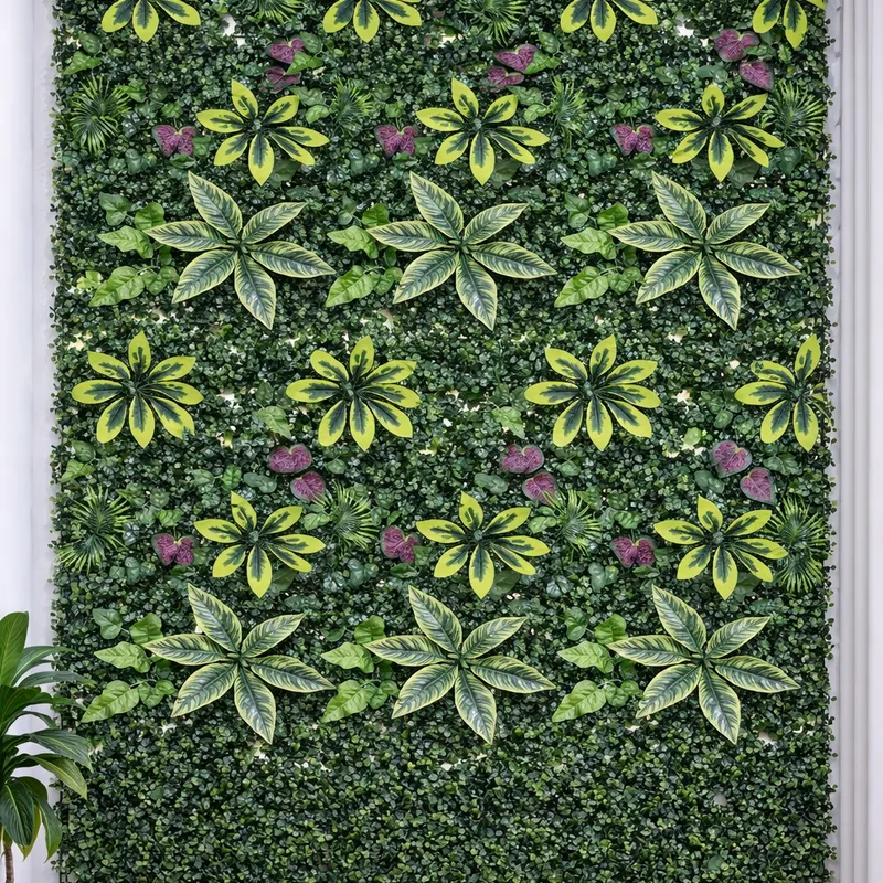 Pack 5 pieces mur vegetal luxe REF4+هدية مجانية بقيمة 30 دينار بلاش 🎁