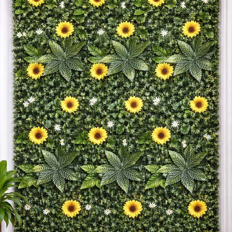Pack 5 pieces mur vegetal luxe REF2 +هدية مجانية بقيمة 30 دينار بلاش 🎁
