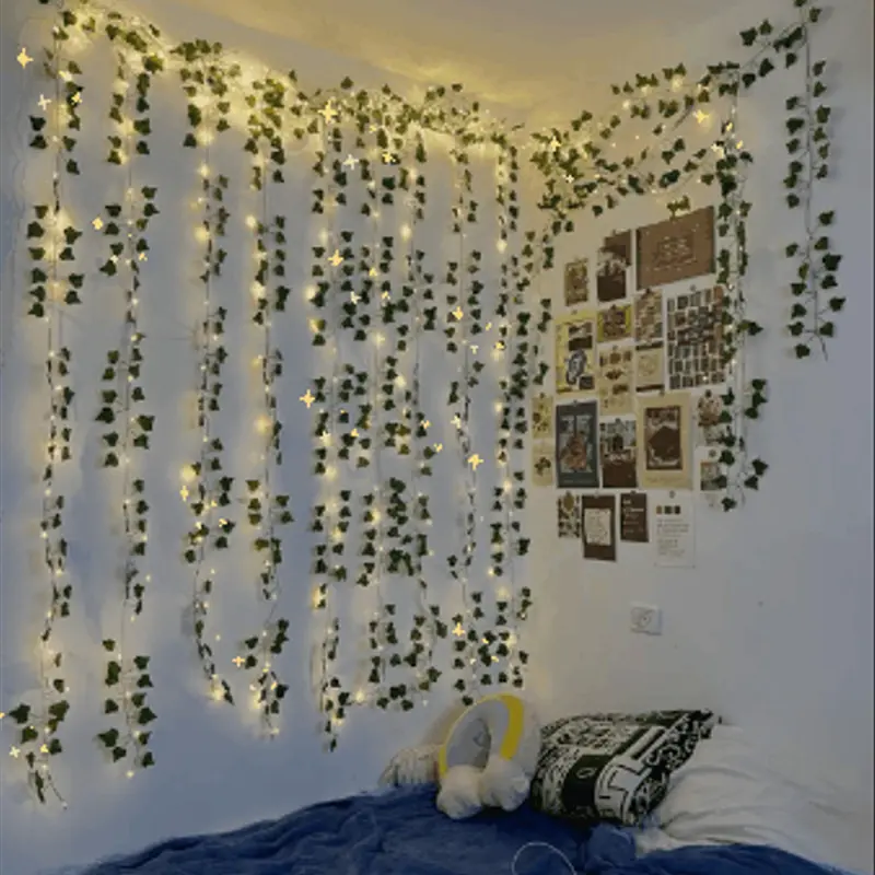 pack guirllande vegetal led