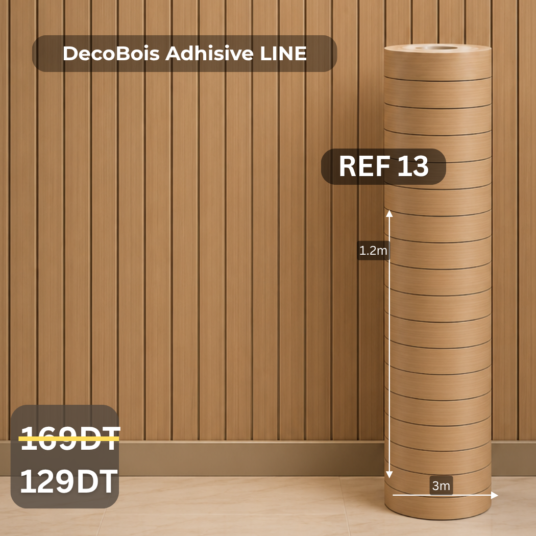 Rouleaux adhésive effet Bois 3m/1.20m ref13 épaisseur 3mm