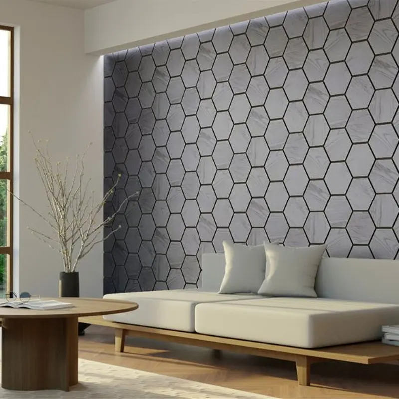 Pack 10 pieces hexabois gris