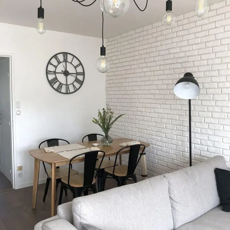 10 pièce faux pierre( épaisseur 5mm) Blanc