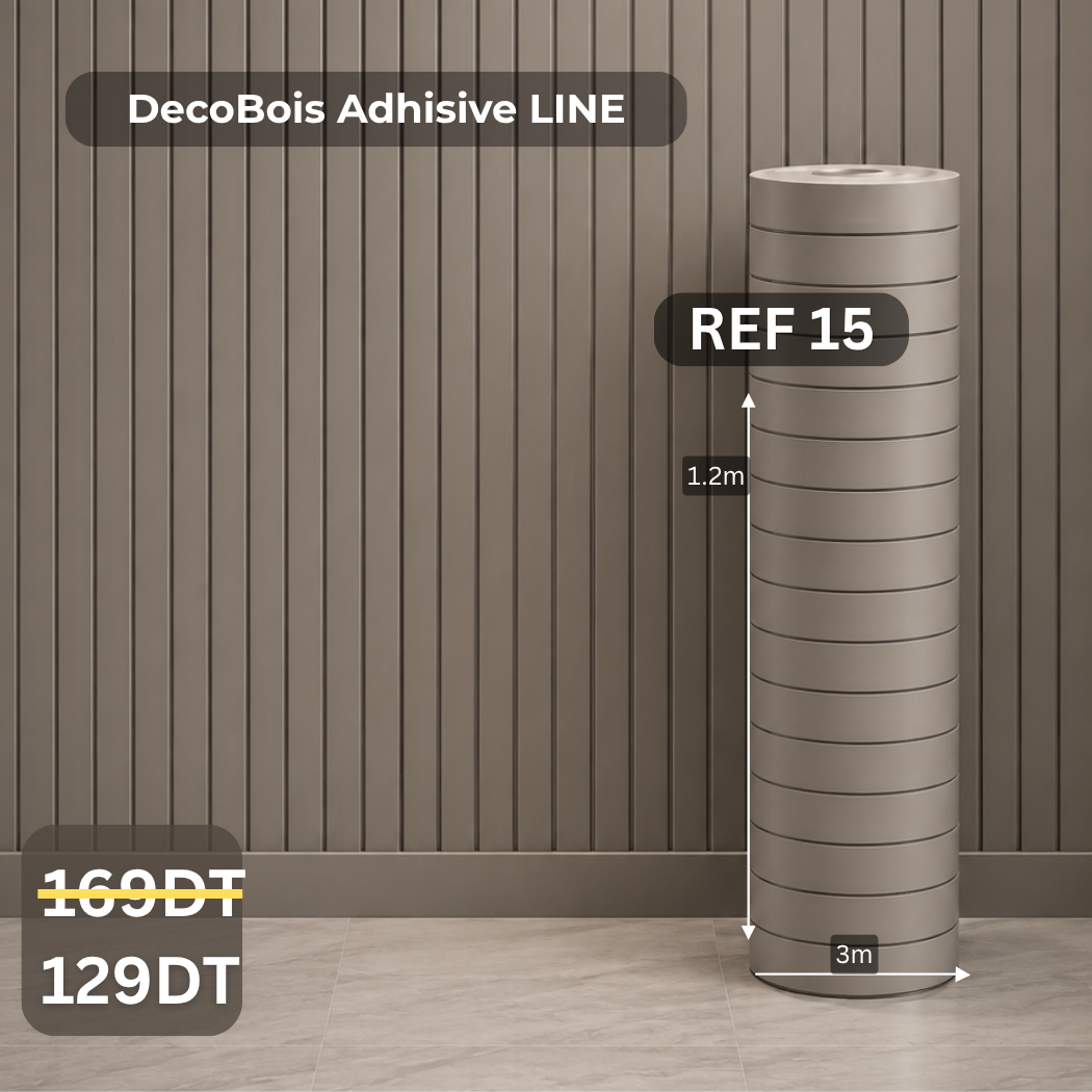 Rouleaux adhésive effet Bois 3m/1.20m ref15 épaisseur 3mm