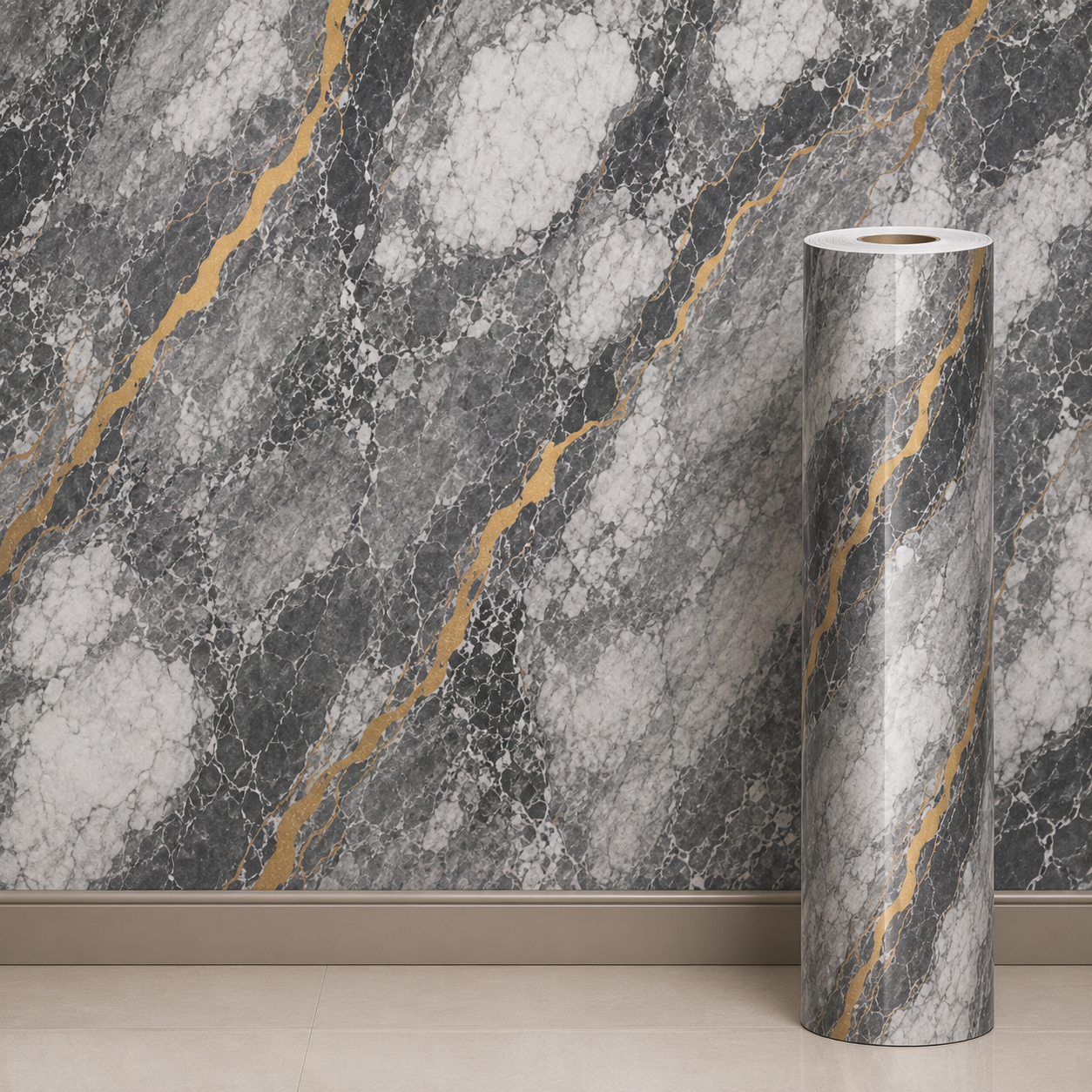 Rouleaux faux marbre 3m/1.20m (épaisseur 3 mm ) ref1