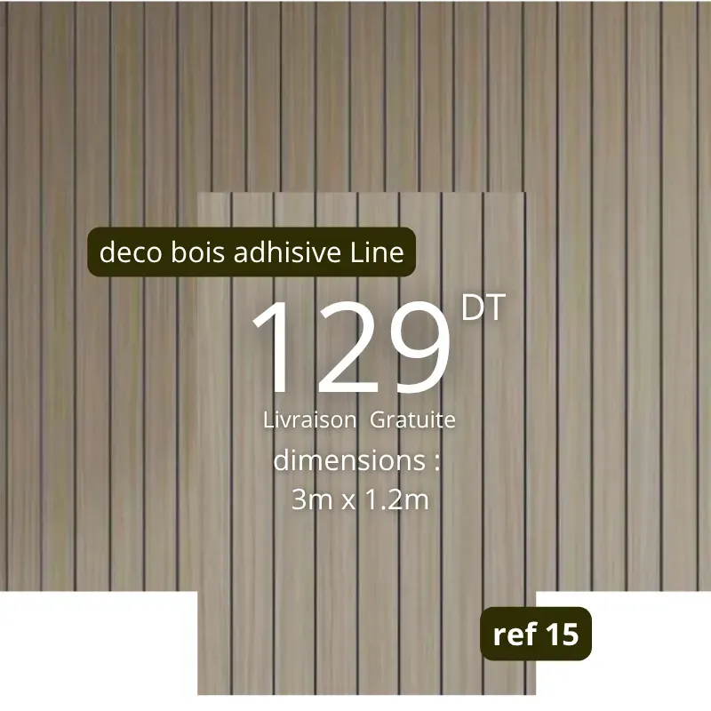 deco bois adhisive Line ref 15