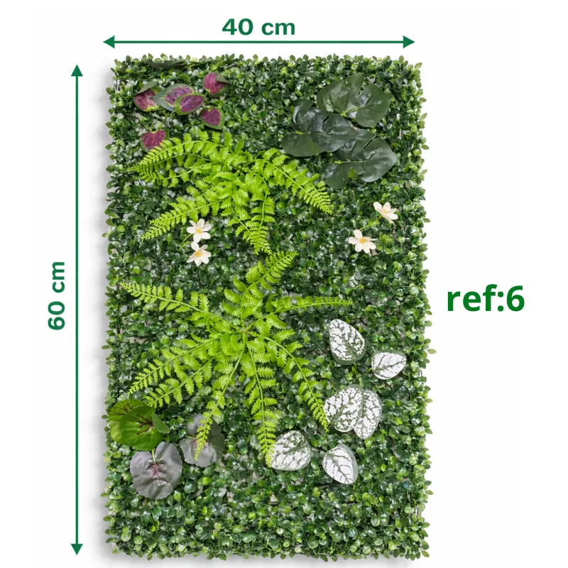 Pack 5 pieces mur vegetal luxe REF6+هدية مجانية بقيمة 30 دينار بلاش 🎁