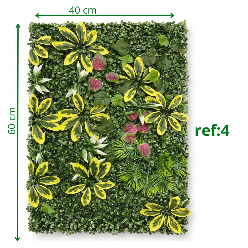 Pack 5 pieces mur vegetal luxe REF4+هدية مجانية بقيمة 30 دينار بلاش 🎁