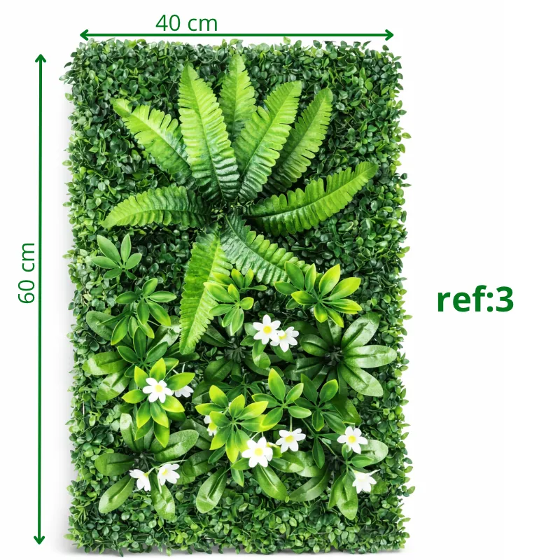 Pack 5 pieces mur vegetal luxe REF3 +هدية مجانية بقيمة 30 دينار بلاش 🎁